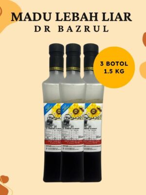 Madu Lebah Liar Dr Bazrul 500 Gram